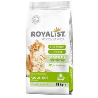Royalist Premium Gourmet Renkli Taneli Yetişkin 15 kg Kedi Maması