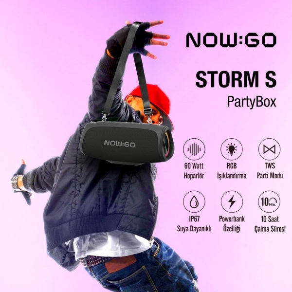 NowGo Storm S Bluetooth Hoparlör