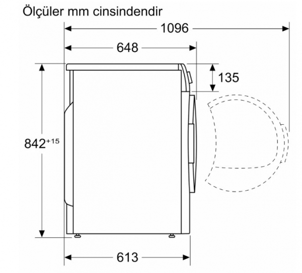 Bosch WQK25200TR Isı Pompalı Kurutma Makinesi