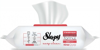 Sleepy Easy Clean Kiraz Çiçeği Yüzey Temizlik Havlusu