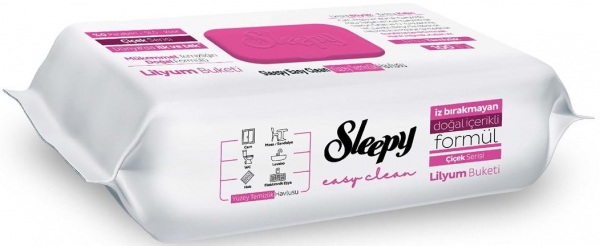 Sleepy Easy Clean Lilyum Buketi Yüzey Temizlik Havlusu