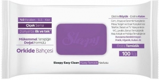 Sleepy Easy Clean Orkide Bahçesi Yüzey Temizlik Havlusu