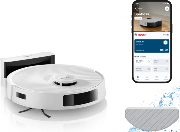 Bosch Spotless Robot Süpürge+Mop