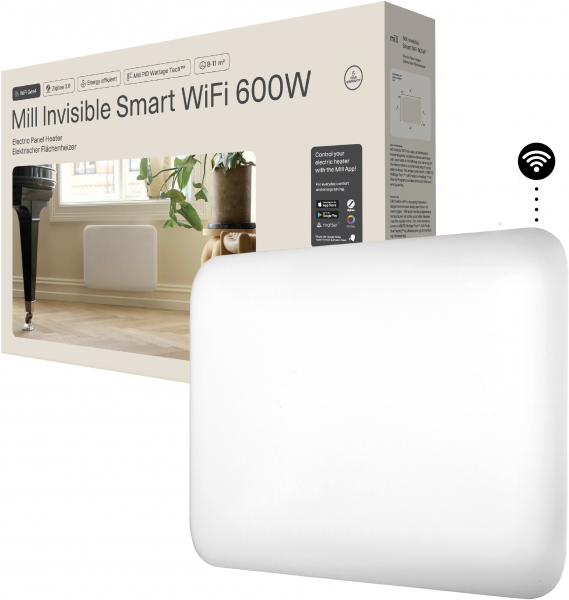 Mill Invisible Smart Wifi 600W Konvektör Isıtıcı (600 W)