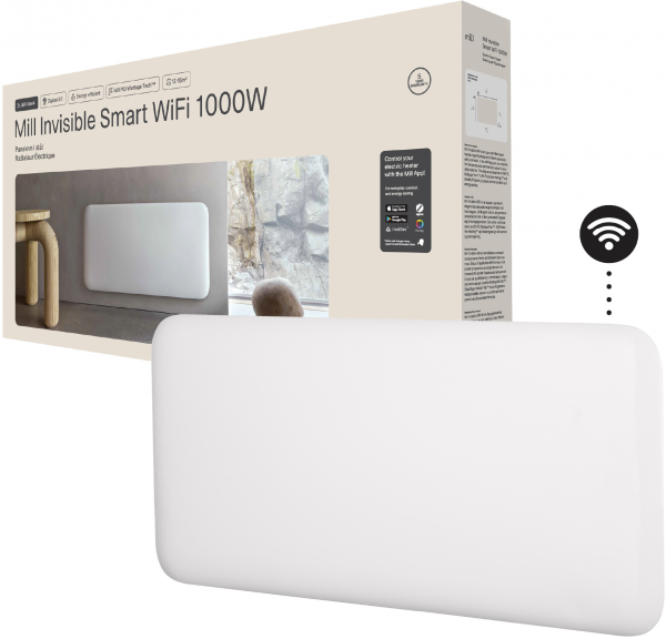 Mill Invisible Smart Wifi 1000W Konvektör Isıtıcı (1000 W)
