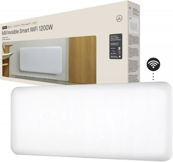 Mill Invisible Smart Wifi 1200W Konvektör Isıtıcı (1200 W)