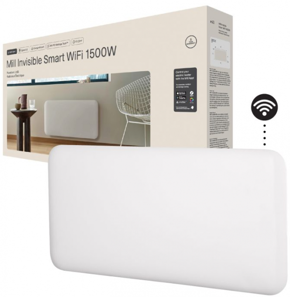 Mill Invisible Smart Wifi 1500W Konvektör Isıtıcı (1500 W)