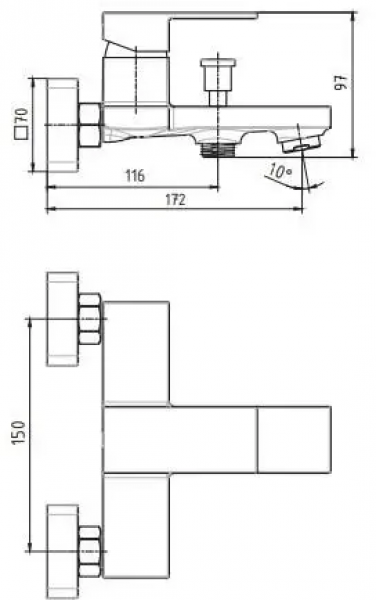AR Melia 3356024992 Banyo Bataryası