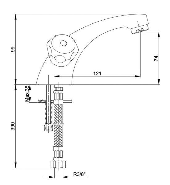 AR Yak 102108441 Lavabo Bataryası