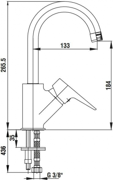 AR Fia 103508965 Lavabo Bataryası