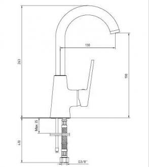 AR Fine 102188145 Lavabo Bataryası
