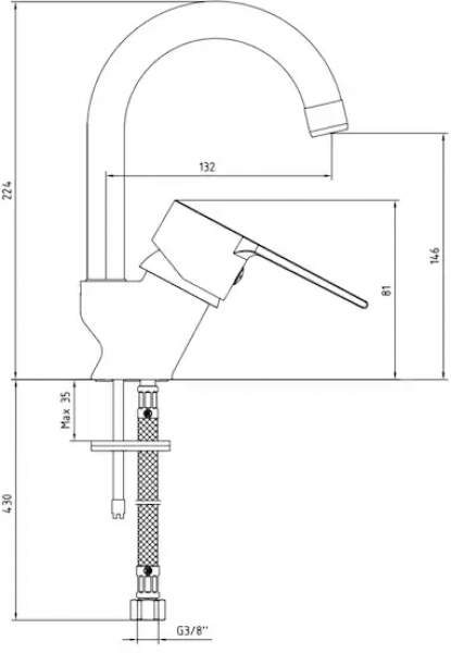 AR Lite 102188146 Lavabo Bataryası