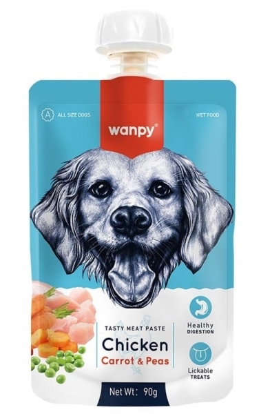 Wanpy Taze Tavuklu Havuçlu 90 gr Kedi Maması