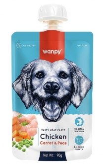 Wanpy Taze Tavuklu Havuçlu 90 gr Kedi Maması