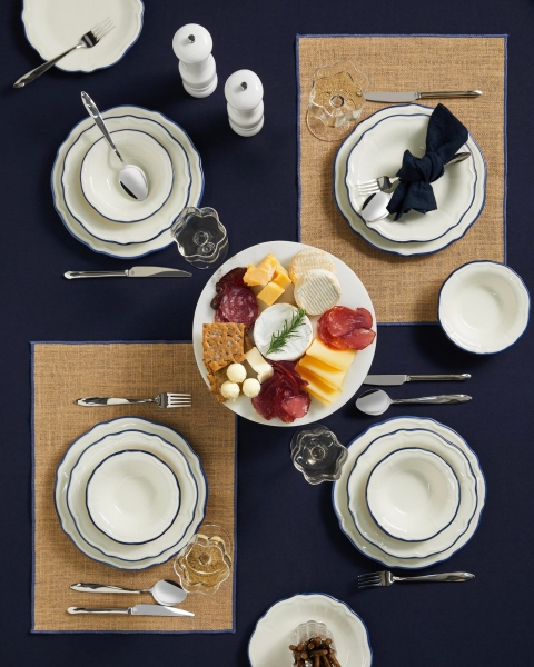 English Home Blue Way 24 Parça Yemek Takımı