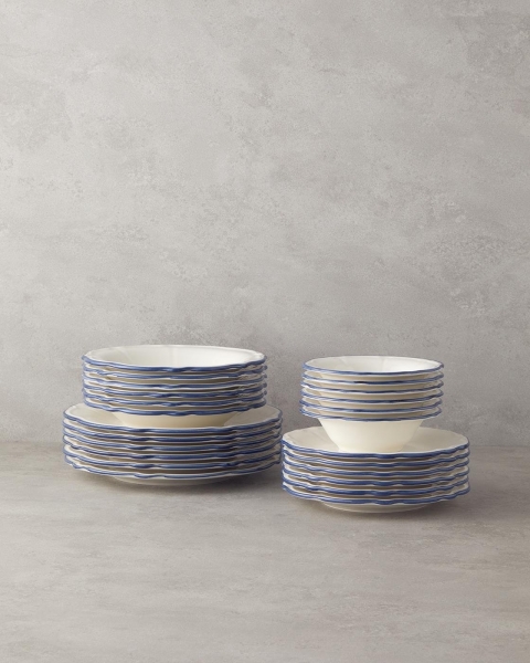English Home Blue Way 24 Parça Yemek Takımı