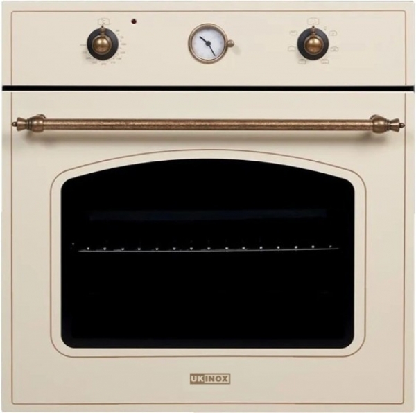 Ukinox Vintage Rustik Ivory Ankastre Fırın