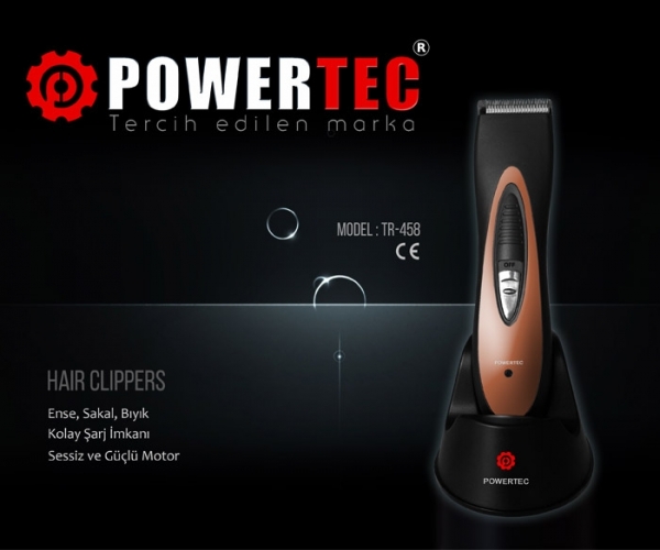 Powertec TR-458 Sakal Kesme Makinesi