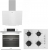 Altus Beyaz Ankastre Set ALA 159 DW + ALA 332 W + ALA 570 W
