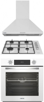 Altus Beyaz Ankastre Set ALA 181 WD + Ala 322 W + ALA 522 W