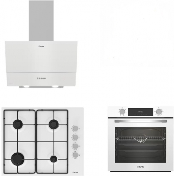 Altus Beyaz Ankastre Set 310 W + Ala 322 W + ALA 510 HW