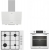 Altus Beyaz Ankastre Set 310 W + Ala 322 W + ALA 510 HW
