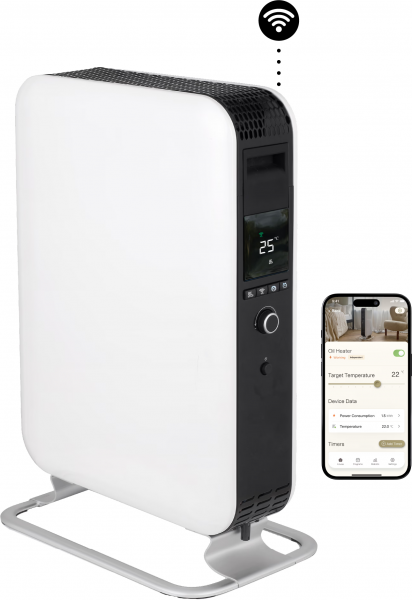 Mill Gentle Air Wifi 2000W Yağlı Radyatör (2000 W)