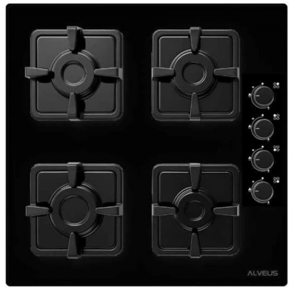 Alveus Siyah Set 03 Ankastre Set KLS 670 + ALV MFA 614 + Diamond 60