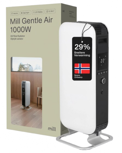 Mill Gentle Air 1000W Yağlı Radyatör (1000 W)