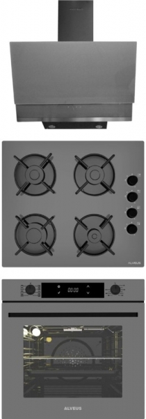 Alveus Master Gri Ankastre Set GLS 640 + ALV MFA 627 + MOD 3000