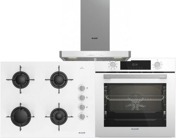 Arçelik Beyaz Ankastre Set OCD T 651 EB + AFC 341 B + ADT 606-2 B