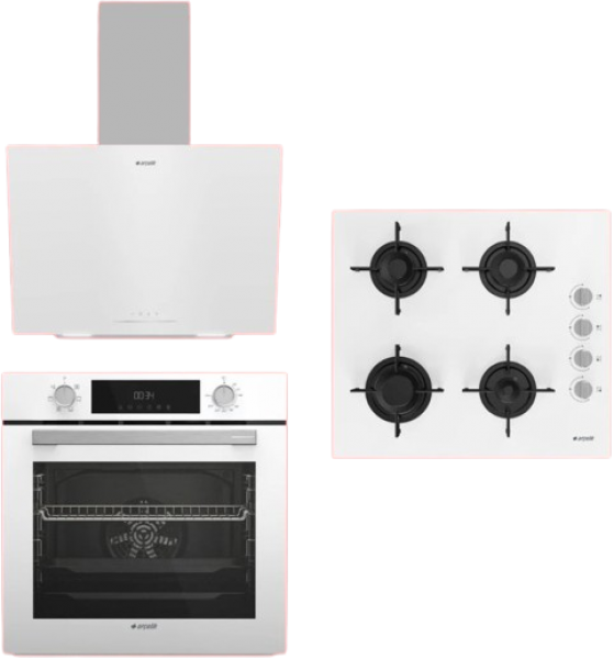 Arçelik Beyaz Ankastre Set OCD T 601-1 EB + AFC 330 B + ADE 604-1 B