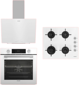 Arçelik Beyaz Ankastre Set OCD T 601-1 EB + AFC 330 B + ADE 604-1 B
