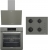Arçelik Yeni Gri Ankastre Set OCD T 651 EG + AFC 341 G + ADE 606 G