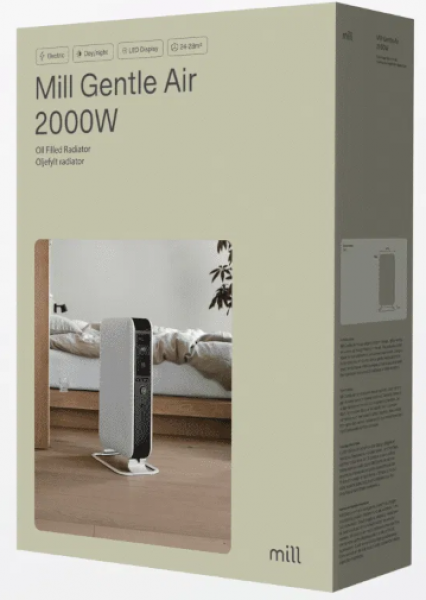 Mill Gentle Air 2000W Yağlı Radyatör (2000 W)