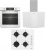 Beko Beyaz Ankastre Set BOCD T 6011 EB + BFC 330 B + BDE 6041 B