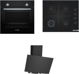 Bosch Set 176 Ankastre Set POP6C6P30O + HBF010BA1T + DWK64PJ60T