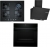 Bosch Siyah Exclusive Ankastre Set PPH6A6I40O + HJG852YB0T + DWK67PJ60T