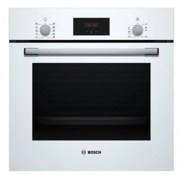 Bosch Beyaz Ankastre Set PKE612FA2E + HBF512BW1T + DWK64PJ20T