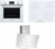Bosch Beyaz Ankastre Set PKE612FA2E + HBF512BW1T + DWK64PJ20T