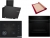 Bosch Siyah Set 428 Ankastre Set POH7C6P30O + HJG852YB0T + DWK66PJ60T