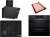 Bosch Siyah Set 430 Ankastre Set POH7C6P30O + HJG852YT0T + DWK66PJ60T