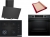 Bosch Siyah Set 353 Ankastre Set POH7C6P30O + HUA736EG0T + DWK64PJ60T