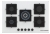 Bosch Beyaz Set 439 Ankastre Set PNQ7B2P30O + HUA736EV0T + DWK66PJ20T