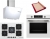 Bosch Beyaz Set 439 Ankastre Set PNQ7B2P30O + HUA736EV0T + DWK66PJ20T