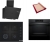 Bosch Siyah Set 454 Ankastre Set POP6C6P30O + HJG852YT0T + DWK67PJ60T