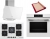 Bosch Beyaz Set 395 Ankastre Set PNQ7B2P30O + HJG852YW0T + DWK63PJ20T