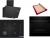 Bosch Siyah Set 424 Ankastre Set POH7C6P30O + HUA736EA0T + DWK66PJ60T