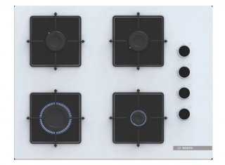 Bosch Beyaz Set 379 Ankastre Set POP7C2P30O + HUA736EV0T + DWK66PJ20T