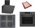 Bosch Gri Set 414 Ankastre Set POP6C9P30O + HUA736EN0T + DWK66PJ70T